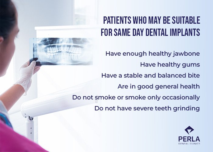 Patients Who May Be Suitable for Same Day Dental Implants